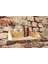 Vintage Meira Naturel Ahşap Bar Raf 3