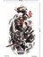 Samuray Katana Geçici Dövme Samurai Tattoo 2