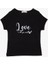 Kız Çocuk Pamuklu Love Yazılı T-Shirt 1