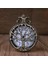 Kişiye Özel Hayat Ağacı Tasarımlı Retro Quartz Zincirli Köstekli Cep Saati 1