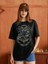 Stıl X Harry Potter Hogwarts Baskılı Bisiklet Yaka %100 Pamuklu Oversıze T-Shirt 2