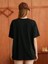 Stıl X Harry Potter Hogwarts Baskılı Bisiklet Yaka %100 Pamuklu Oversıze T-Shirt 4