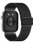 Huawei Watch Fit 3,4,4 Pro Uyumlu Örgü Tokalı Bant Kordon Pim Çevirici Aparatı ile Akıllı Pimli Siyah 1