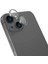15/15 Plus Siyah Için Kamera Lens Koruyucu Çizilmez Hd Görüntü Bozmaz Metal Temperli Cam 1