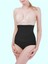 Örme Private Model Dikişsiz Slip Yüksek Bel Göbek Toparlayıcı Spor Korse Slip Yüksek Bel Slip Siyah 1