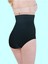 Örme Private Model Dikişsiz Slip Yüksek Bel Göbek Toparlayıcı Spor Korse Slip Yüksek Bel Slip Siyah 2
