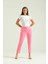 Kadın Pembe Basic Kumaş Pantolon 1