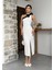Nadya Midi Atlas Elbise 1