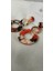 Renkli Desenli Sallantılı Tarz Reçine Küpe 6.5 cm x 3.5 cm 4