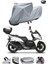 Sym Jet x 125 Motosiklet Brandası Topcase Arka Çanta Uyumlu Branda Örtü 1