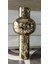 Ava Cylınder Cross Texture Gold Vase 35X35X70 cm 1