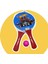 Beach Ball Sahil Havuz Ahşap Plaj Tenis Raketi ve Kaliteli Top Fileli Set (2 Raket + 1 Top) 3