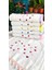 (6'lı Set) Çeyizlik Kalp Nakışlı Ponponlu Bukle Lüks Havlu Seti 30X50 Cm. 1