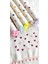 (6'lı Set) Çeyizlik Kalp Nakışlı Ponponlu Bukle Lüks Havlu Seti 30X50 Cm. 5