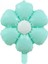 Papatya Folyo Balon Makaron Su Yeşili 77X66 cm 1