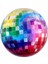 Disko Topu Folyo Balon Renkli 55 cm 1
