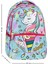 Ilkokul Unicorn Desenli Kız Çocuk Ilkokul Çantası + Beslenme Çantası 4