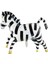 Hayvan Büyük Zebra Folyo Balon 92X70 cm 1