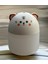 USB Ledli Taşınabilir Hava Nemlendiricisi Kedi Tasarımlı Buhar Makinesi Renkli 250ML 3