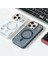 Apple iPhone 12 Pro Uyumlu Mat Magsafe Özellikli Kamera Koruma Çerçeveli Metal Tuşlu Kılıf 5