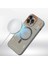 Apple iPhone 12 Pro Max Uyumlu Mat Magsafe Özellikli Kamera Koruma Çerçeveli Metal Tuşlu Kılıf 2