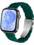 Huawei Watch Fit 3,4,4 Pro Uyumlu Reçine Kordon (Pim Çevirici Aparatı ile Akıllı Pimli) Koyu Yeşil 1
