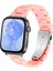 Huawei Watch Fit 3,4,4 Pro Uyumlu Reçine Kordon (Pim Çevirici Aparatı ile Akıllı Pimli) Şeker Pembe 1