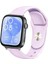 Huawei Watch Fit 3,4,4 Pro Uyumlu Jel Silikon Kordon Pim Çevirici Aparatı ile Akıllı Pimli Lila 1