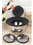 5 Pratico 5 Parça Rendeli Karıştırma Kabı 24 cm TR-2514 Çelik 2