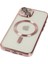 Newface iPhone 14 Kılıf Kross Magneticsafe Kapak - Rose 5