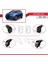 Mitsubishi Asx / Rvr 2010-2023 Arası ile Uyumlu Ace-2 Ara Atkı Tavan Barı Gri 5