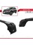 Nissan X-Trail 2014-2021 Arası ile Uyumlu Ace-2 Ara Atkı Tavan Barı Siyah 3