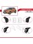Renault Captur 2019 ve Sonrası ile Uyumlu Ace-2 Ara Atkı Tavan Barı Siyah 5