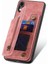 IPhone Xr Için Kılıf Standı Fonksiyonu Katlanabilir Arka Kapak Vintage Fermuar Cüzdan (Yurt Dışından) 5