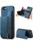 IPhone Se 2022/2020 Için Kılıf Katlanabilir Arka Kapak Vintage Fermuar Cüzdan (Yurt Dışından) 1