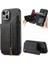 IPhone 14 Için Kılıf Katlanabilir Arka Kapak Standı Fonksiyonu Vintage Fermuar Cüzdan (Yurt Dışından) 1