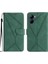 Vıvo Y03 4g Için Flip Case Deri Cüzdan Dikiş Kabartmalı Yumuşak Pu Yüksek (Yurt Dışından) 1