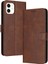 Toka Saf Renk Kickstand Pu Deri ile IPhone 11 Için Flip Case (Yurt Dışından) 1