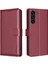 Samsung Galaxy S21 Manyetik Kart Tutucu Kickstand Pu Deri Için Flip Case (Yurt Dışından) 1