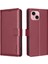 IPhone 14 Için Flip Case Artı Pu Deri Rfıd Engelleme Kart Tutucu Cüzdan (Yurt Dışından) 1