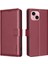 IPhone 14 Için Flip Case Pu Deri Cüzdan Kart Tutucu Kickstand Manyetik (Yurt Dışından) 5