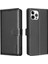IPhone 12 Için Flip Case Manyetik Kart Tutucu Kickstand Cüzdan Pu Deri (Yurt Dışından) 5
