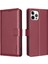 IPhone 12 Için Flip Case Manyetik Kart Tutucu Kickstand Cüzdan Pu Deri (Yurt Dışından) 1