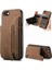 IPhone Se 2022/2020 Için Kılıf Katlanabilir Arka Kapak Vintage Fermuar Cüzdan (Yurt Dışından) 1