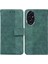 Onur Için Flip Case 200 5g Kickstand Özelliği Geometrik Kabartmalı Flip Folio (Yurt Dışından) 1