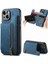 IPhone 15 Için Kılıf Artı Standı Fonksiyonu Vintage Fermuar Cüzdan Katlanabilir Geri (Yurt Dışından) 1