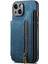 IPhone 15 Için Kılıf Artı Standı Fonksiyonu Vintage Fermuar Cüzdan Katlanabilir Geri (Yurt Dışından) 2
