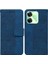 Realme C61 Flip Folio Cüzdan Kapak Premium Pu Deri Için Flip Case (Yurt Dışından) 1