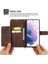 Samsung Galaxy S21 Darbeye Çoklu Kredi Kartı Yuvaları Için Flip Case (Yurt Dışından) 4