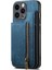 IPhone 15 Için Kılıf Pro Max Vintage Fermuar Cüzdan Standı Fonksiyonu Katlanabilir (Yurt Dışından) 5